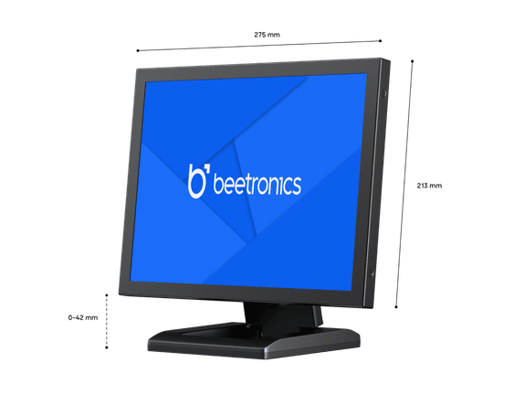 12 Inch Monitor Metal (4:3)