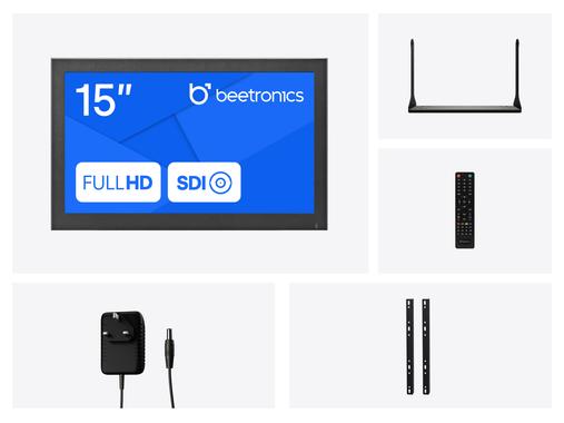 15 inch monitor metal SDI