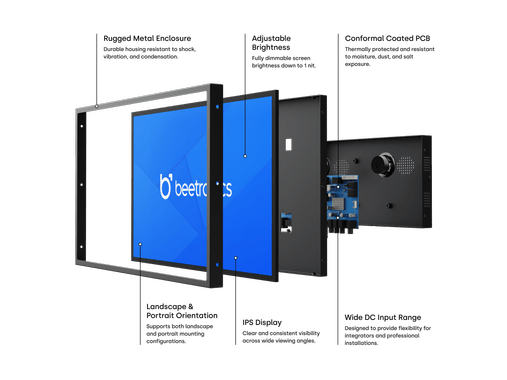 22 Inch Monitor Metal SDI