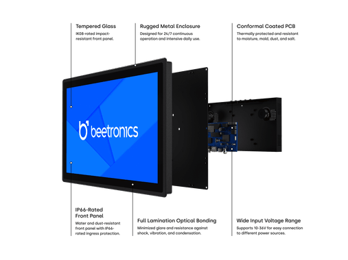 22 Inch Touchscreen Metal (High Brightness)