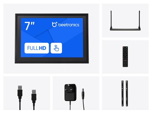 7 inch touchscreen metal