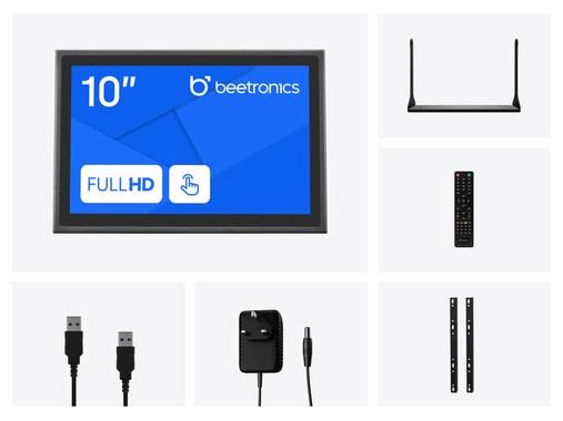 10 inch touchscreen metal