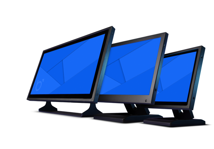 Touchscreen monitors